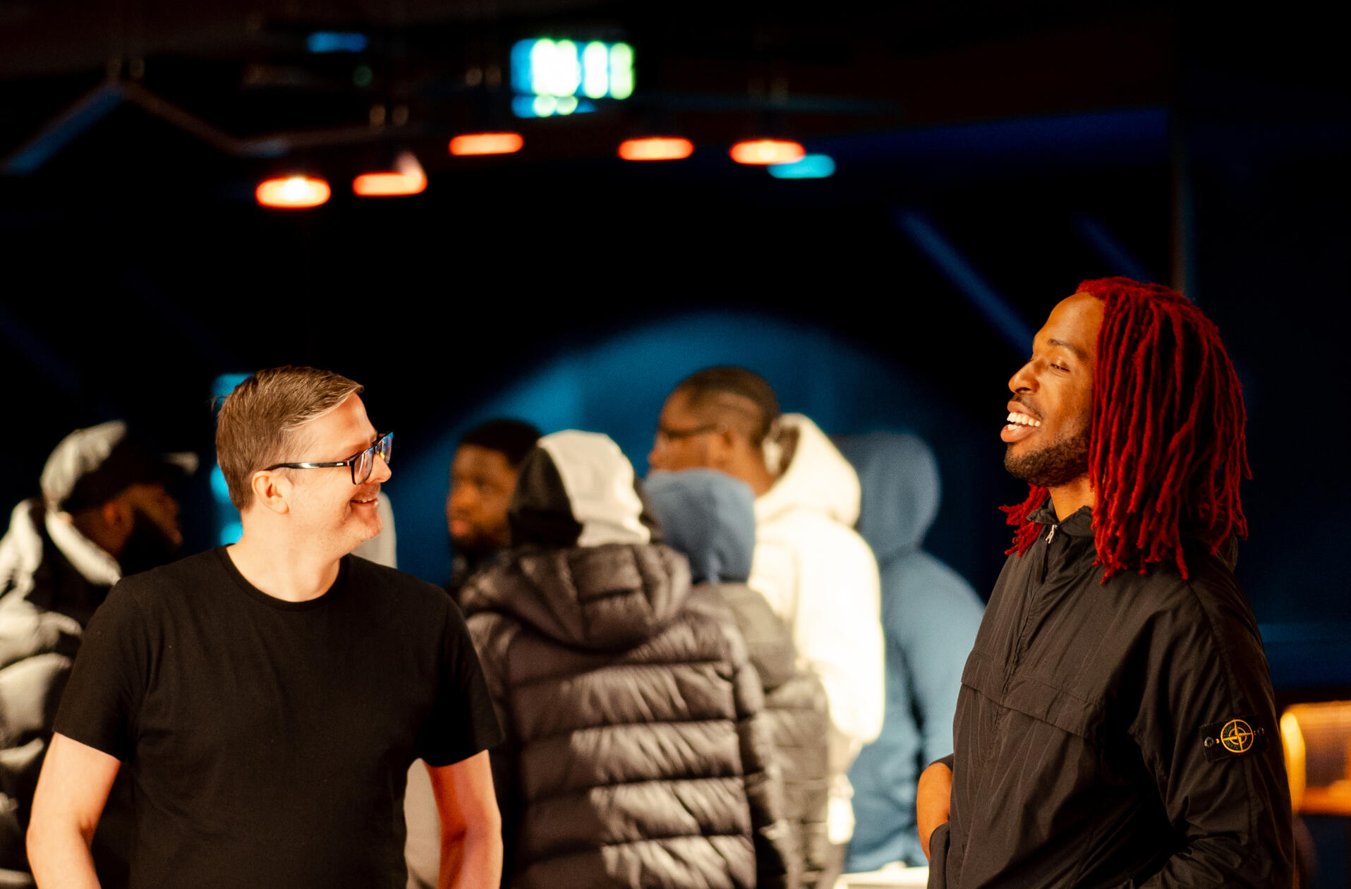 Myself and rapper Avelino at the +44 Twitch World Cup. Photo Credit: Bobby Vasilev