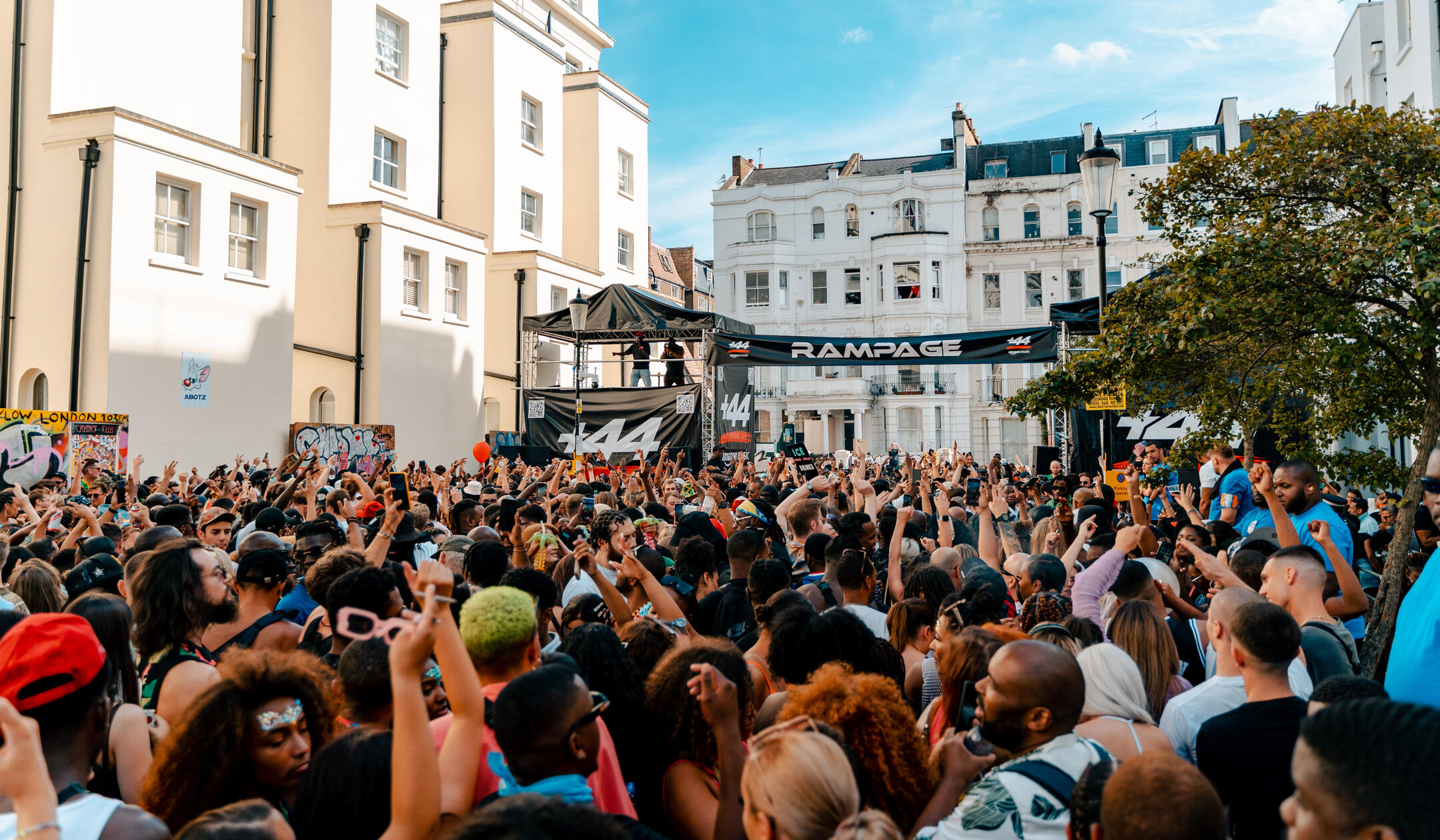 Rampage Stage sponsored by +44 and Amazon Music at Notting Hill Carnival